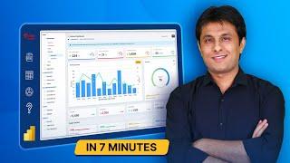 How to create Power BI Dashboard Report in 7 Minutes  @PavanLalwani