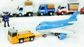 타요 토잉 자동차와 카고 비행기 공항 놀이 Tayo tow truck and cargo airplane toys