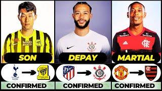  ALL LATEST CONFIRMED TRANSFER SUMMER AND RUMOURS 2024  Depay Martial Son️