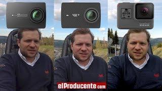 YI 4K+ vs GoPro Hero5 black vs YI 4K - EIS and Audio Test