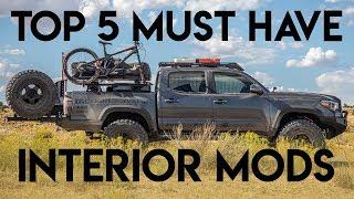 Top 5 Must Have Interior Mods For Your Toyota Tacoma  Best Bang For Your Buck