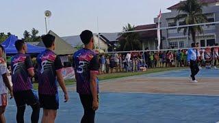 Hamzan Lenek official sedang live voli luv cup dua  Raja wali Vs LVB satu part. 1