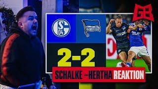 Da war mehr drin.. LIVE REAKTION auf SCHALKE - HERTHA  GamerBrother STREAM HIGHLIGHTS