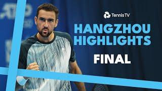 Marin Cilic vs Zhizhen Zhang For The Title   Hangzhou 2024 Final Highlights