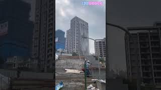 Rooftop Pool During Taiwan Earthquake #shorts