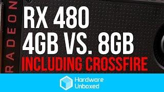 RX 480 4GB vs. 8GB Performance Crossfire Benchmarks Included