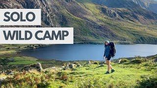 Solo Wild Camp & camping kit review - SNOWDONIA