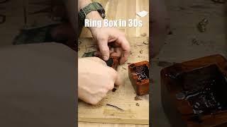 Ring Box in 30 second #diy #easy #woodworking