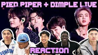 OUR FIRST TIME WATCHING BTS Dimple + Pied Piper Live