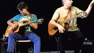 Tommy and Phil Emmanuel Guitar Clinic 2001 France. GREAT FOOTAGE