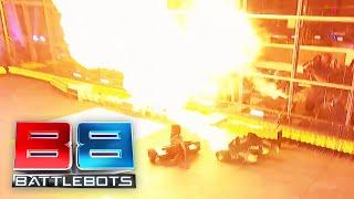 IS THIS THE BIGGEST EXPLOSION IN BATTLEBOTS HISTORY?   Sawblaze vs Uppercut  BattleBots