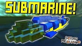 WATER BUOYANCY and HELIUM MOD - Scrap Mechanic Gameplay