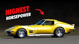 10 Highest HORSEPOWER Classic American Muscle Cars Ever Made