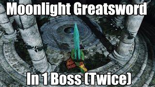 How to Get the Moonlight Greatsword in 1 Boss Dark Souls 2 Edition