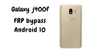 Samsung galaxy j400f frp bypass android 10 new method 2022