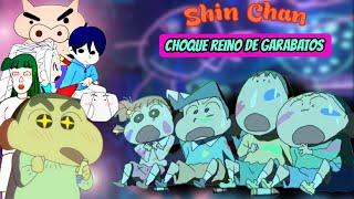 Shin Chan ¡Choque Reino de garabatos y casi cuatro Héroes