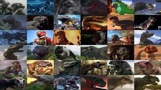 Evolution of T-Rex in Movies and T.V Size ComparisonEdited