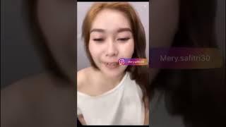 Tante mery safitri live bigo utingnya kelihatan hot