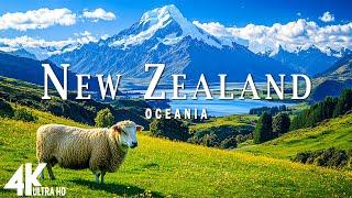 FLYING OVER NEW ZEALAND 4K UHD • Stunning Aerial Footage Scenic Relaxation Film with Calming Music