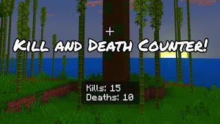 How to Make a Kill and Death Counter  Minecraft Bedrock Command Block Tutorial