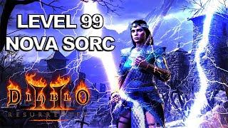 Level 99 Nova Sorceress Build Guide + Farming Route Diablo 2 Resurrected