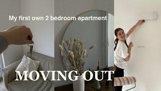 MOVING VLOG PART I I Ich ziehe aus Meine erste eigene Wohnung Zwei- Zimmer Wohnung in Bonn
