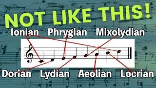 MODES How to Understand & Actually Use Them  Music Theory