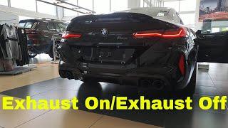 Exhaust Sound 2023 BMW M8 Competition Gran Coupe F93 Cold Start