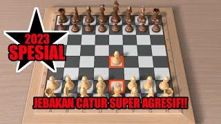 TOP 5 Jebakan Catur Skakmat Tercepat Dan Brutal Spesial 2023 GM Gameplay