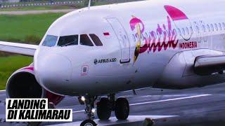 Melihat Lebih Jelas Bagaimana Pendaratan 2 Pesawat Batik Air Airbus A320 Di Bandara Kalimarau