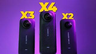 Insta360 X4 vs X3 vs X2 Which ONE to buy?