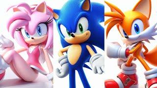 DALL-E Evolution with Sonic Characters  Sonic AI Evolution 2022- 2023 Update