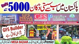 Commercial Shops For Sale In Karachi  Mega Bazaar  Premier Marketing  GFS Builder and Developers