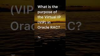 #oraclerac  #VirtualIP #highavailability