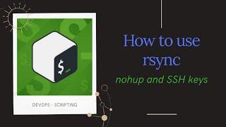 How to use RSYNC command to TRANSFER large files without duplicate the effort  nohup command