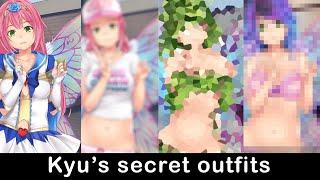 Kyus secret outfits - HuniePop 2 Double Date