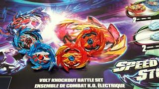 Set Tacleada de Volteos UNBOXING  Beyblade Burst Surge  VOLT KNOCKOUT BATTLE SET SPEEDSTORM