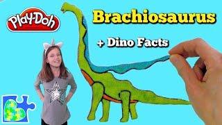 BRACHIOSAURUS  Dinosaur Fun Facts  Play-Doh Dinosaur