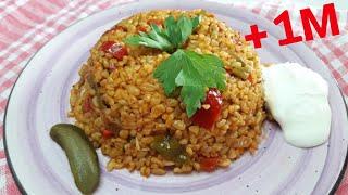 Bulgur pilaf with vegetables