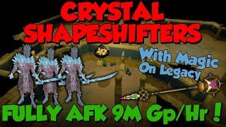 Crystal Shapeshifters on Legacy in a POSD - AFK 9M+ GpHr with Magic Runescape 3
