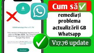 Cum să remediați problema actualizării GB WhatsAppActualizare GB WhatsApp cea mai recentă versiune