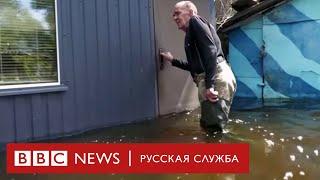 Война и потоп поселок в 20 км от линии фронта в Запорожье уходит под воду