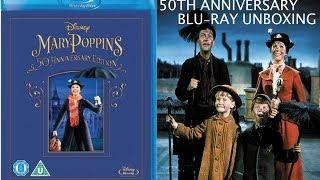 Disney Mary Poppins Blu-ray 50th Anniversary Unboxing Review UK