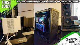 Deepcool Assassin IV Dual-Tower Heatsink LT820 AIO Liquid Cooler Digital CPU Coolers Launched