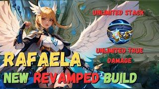 RAFAELA NEW UNLIMITED DEFENSE BUILD  RAFAELA BEST BUILD 2024  MOBILE LEGENDS