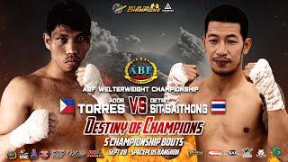 Ador Torres VS Detrit Sit Saithong  Full Fight  September 28 2023