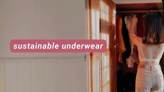 sustainable underwear + loungewear *trying organic basics*