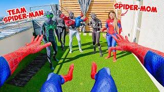 PRO 6 SUPERHERO Bros TEAM  ALL Action Story  Team Spider-Man Bros. vs Spider-Mom 1 Hour FUNNY