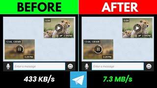 How To Increase Telegram Download Speed 72% faster than before