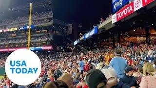 Phillies fans start a food fight on $1 hot dog night  USA TODAY